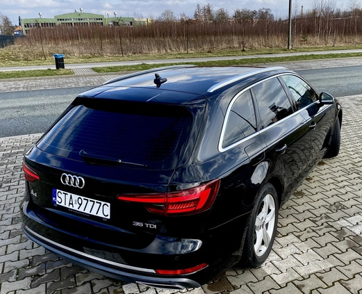 Audi A4 cena 86977 przebieg: 188895, rok produkcji 2019 z Myślenice małe 704